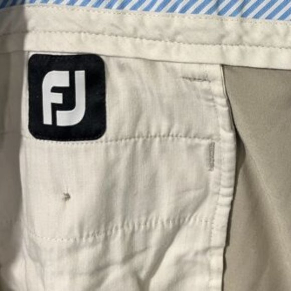 FootJoy FJ Men’s 36x 30 Solid Tan Straight Leg Stretch‎ Chino Golf Pants - Picture 6 of 6